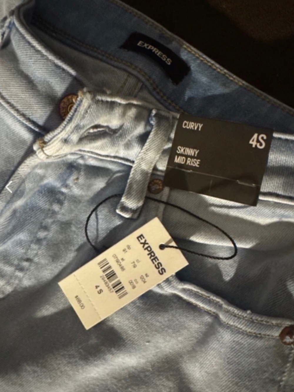 Brand new Express jeans size 4